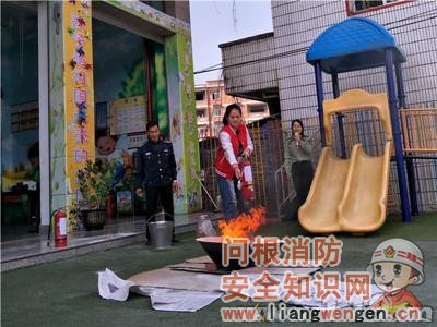 泉州消防宣传走进农村幼儿园萌娃齐上防火启蒙课