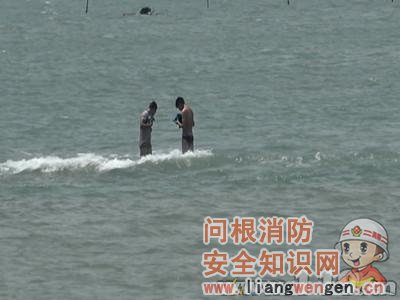 两男子礁石睡觉被困泉州晋江消防联合多部门共同营救