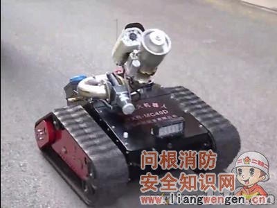 泉州晋江首部消防灭火机器人“入伍”